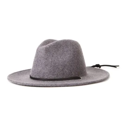 Chapeau Traveller Field Feutre Laine Anthracite - Brixton Reference : 8579 | Chapellerie Traclet