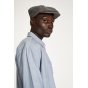 Ollie Grey/White Flat Cap - Brixton
