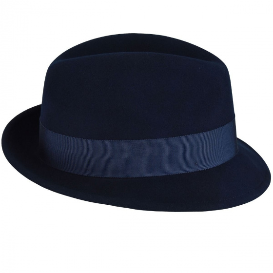 Navy Trilby Tino Hat - Bailey