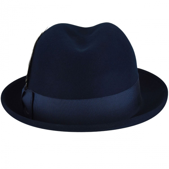 Navy Trilby Tino Hat - Bailey