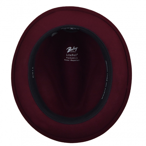 Chapeau Trilby Tino Bordeaux - Bailey
