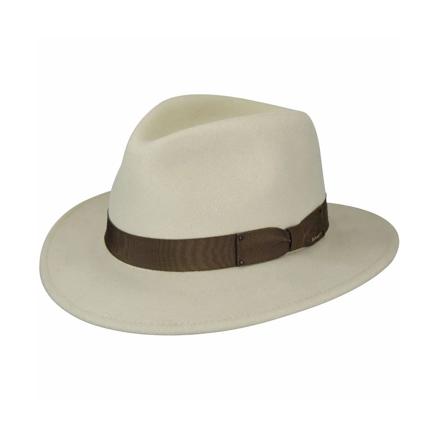 Chapeau Fedora Curtis Feutre Crème - Bailey - boutique bailey Reference : 8602 | Chapellerie Traclet