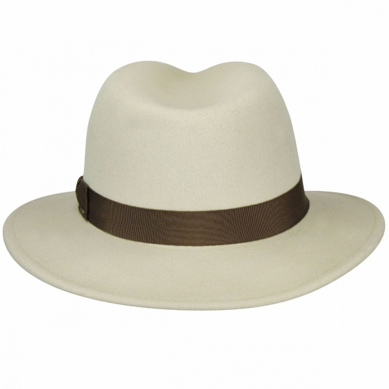 Curtis Cream Felt Fedora Hat - Bailey Curtis Cream Felt Fedora Hat - Bailey