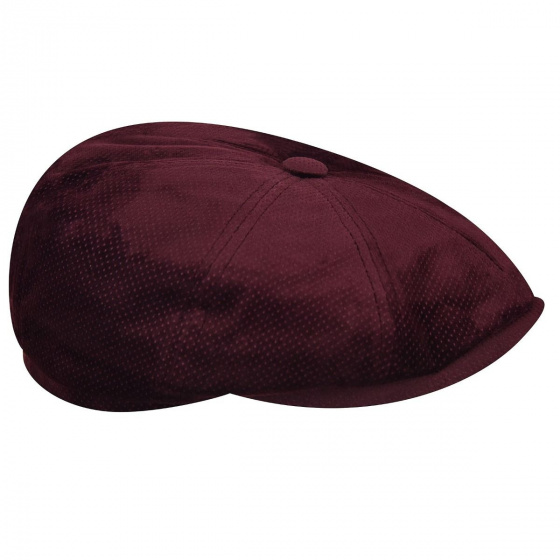 Casquette Newsboy Wyman Velours Bordeaux- Bailey 