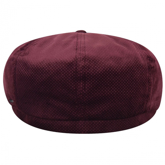 Casquette Newsboy Wyman Velours Bordeaux- Bailey 