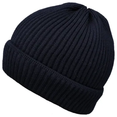 Bonnet en Tricot Ebern Bleu Marine- Traclet Reference : 8479 | Chapellerie Traclet
