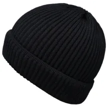 Bonnet en Tricot Ebern Noir- Traclet  Reference : 8482 | Chapellerie Traclet