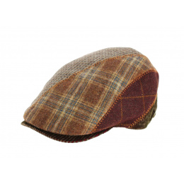 Simon Patchwork Velvet and Wool Cap - Traclet