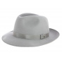 Fedora Hat Le Chazelles Grey Fur Felt - Fléchet