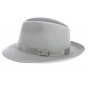 Fedora Hat Le Chazelles Grey Fur Felt - Fléchet