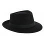 Black Jacson Fedora Hat - Crambes
