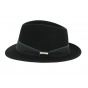 Gueret Fedora Hat Black Felt - Traclet