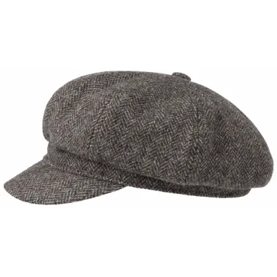 Stetson Midtown Wool Stéphanoise Cap - Brown Reference: 8615 | Traclet Hat Shop