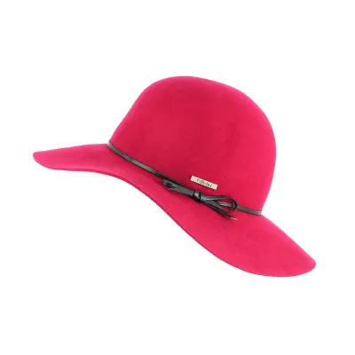 Jessica Red Wool Felt Wide Brim Hat - Traclet Reference: 6731 | Traclet Hatmakers