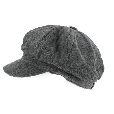 Casquette Gavroche  Polaire Grise Fonce