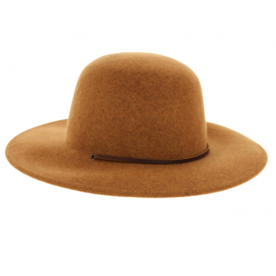 Capeline Tiller Felt Wool Coffee - Brixton
