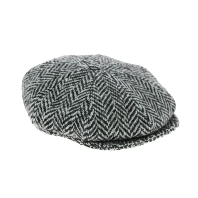Black and white flecked Annecy cap Reference: 4003 | Traclet Hat Shop