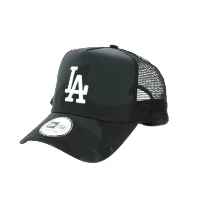 Casquette Baseball LA Camo Noire- New Era  Reference : 8626 | Chapellerie Traclet
