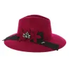 Chapeau Cabernet Rouge Feutre Laine- Fléchet  Reference : 8651 | Chapellerie Traclet