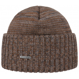 Wisconsin Wool Cuffed Beanie Brown-Stetson