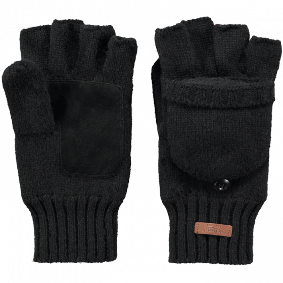Haakon Black Wool Gloves/Mittens - Barts