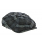 Boën Gray Plaid Wool Cap - Traclet