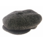 Grey Herringbone Irish Newsboy Cap - Jonathan Richard