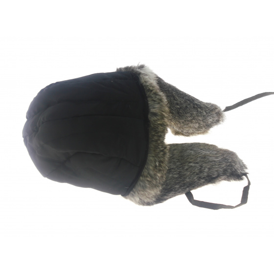 Rabbit Fur Ushanka Hat - Traclet Rabbit Fur Ushanka Hat - Traclet