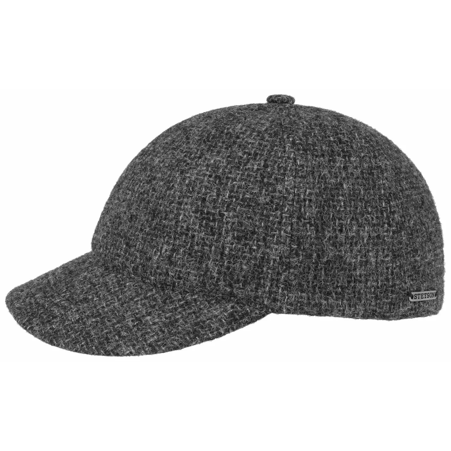 Casquette Baseball Tampa Anthracite en Laine- Stetson Reference : 8724 | Chapellerie Traclet