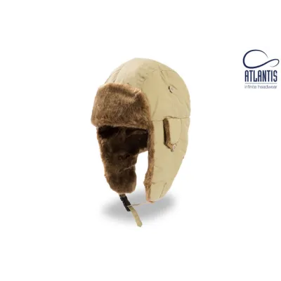 Ushanka Fur Hat - Eco Polar Thermolite Khaki Reference: 8751 | Traclet Hat Shop