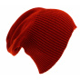 Bonnet Cachemire Classique Rouge-Traclet 