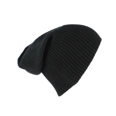 Bonnet Cachemire Classique Noir-Traclet - Bergeron