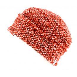 Women's Edda Toque with Red Fleece Lining - Traclet
