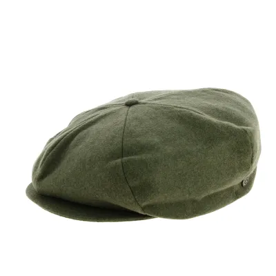 Casquette Plate Ollie Laine Vert Foncé- Brixton Reference : 8776 | Chapellerie Traclet