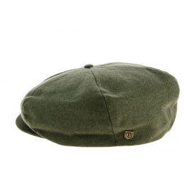 Ollie Dark Green Wool Irish Cap - Brixton