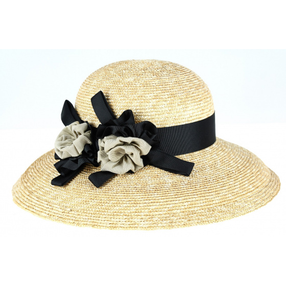 Bérengère Straw Wide-Brimmed Hat-Traclet