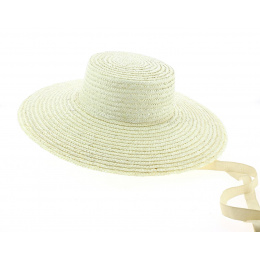 Bleached Straw Capeline - Saint-Tropez
