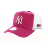 Casquette New York Yankees Trucker Rose/Blanc- New Era Reference : 8794 | Chapellerie Traclet