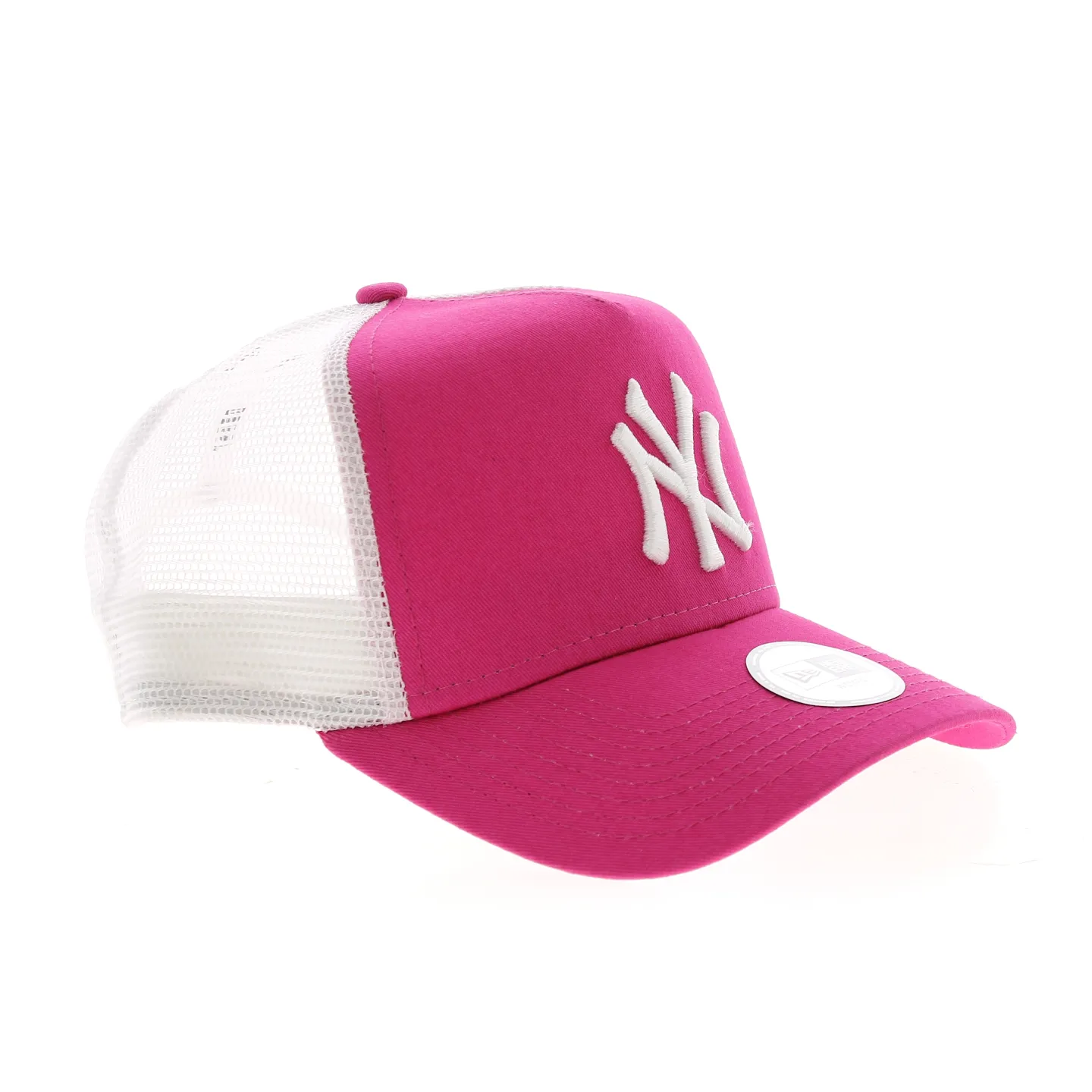 Casquette New York Yankees Trucker Rose/Blanc- New Era Reference : 8794 | Chapellerie Traclet