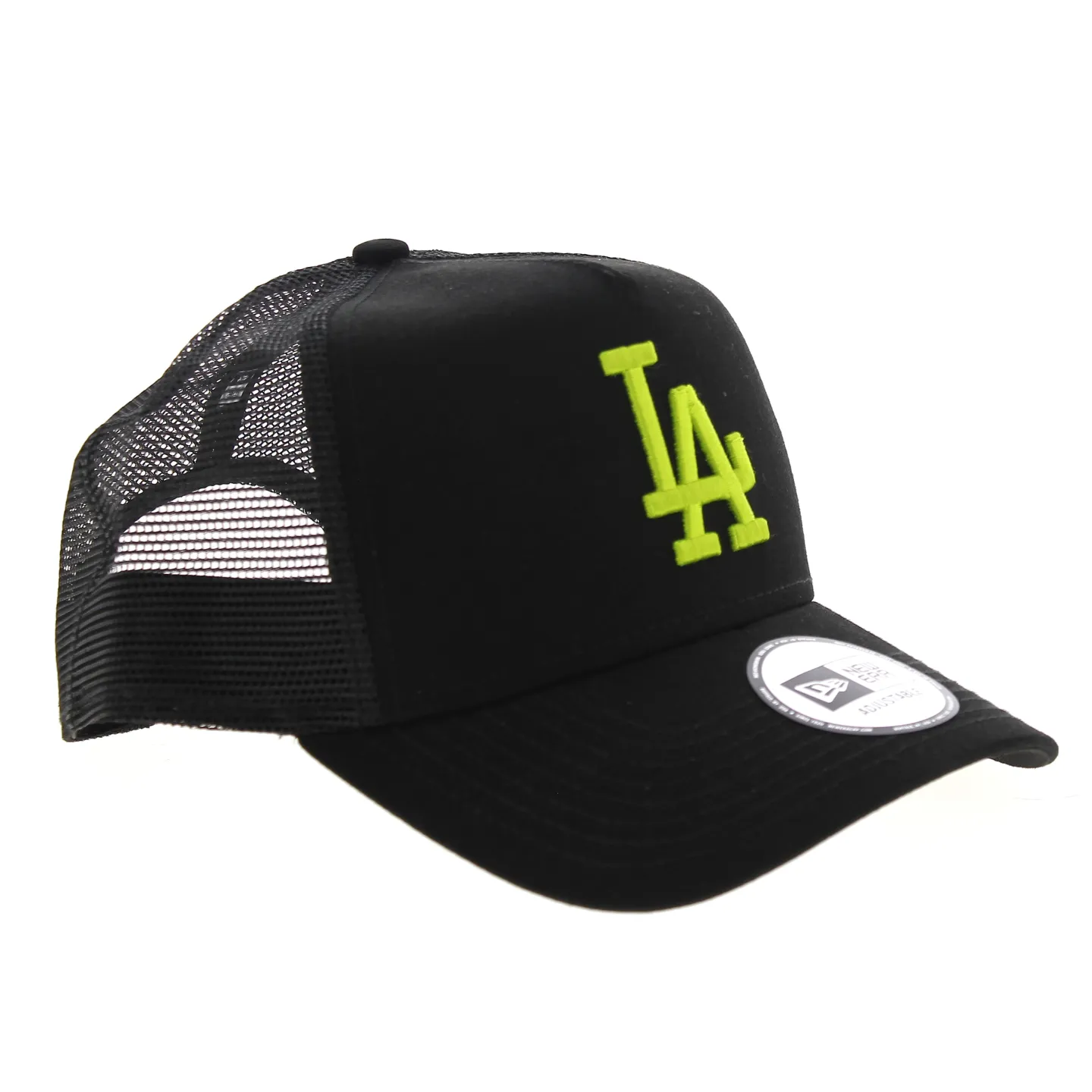 Casquette Los Angeles Dodgers Essential Noir/Fluo- New Era  Reference : 8795 | Chapellerie Traclet
