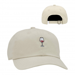 The Jones Cotton Snapback Cap Beige - Coal