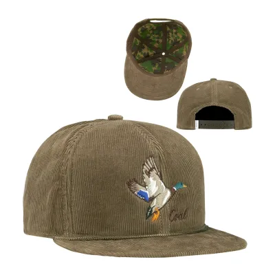 Casquette Visière Plate Canard- The Wilderness - Coal Reference : 8816 | Chapellerie Traclet