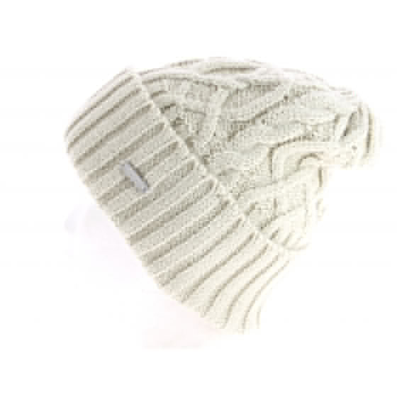 Urula Knit Beanie in Ecru - Pipolaki