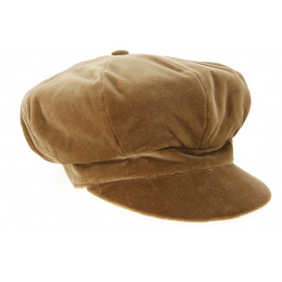 Gavroche Lucile Velvet Camel cap- Traclet 