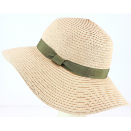 Rhodes Wide Brim Paper Straw Hat Powder Pink - Traclet
