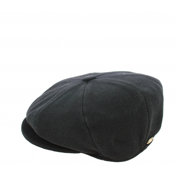 Casquette Ursel Laine & Cachemire Noire- Traclet  Casquette Ursel Laine & Cachemire Noire- Traclet