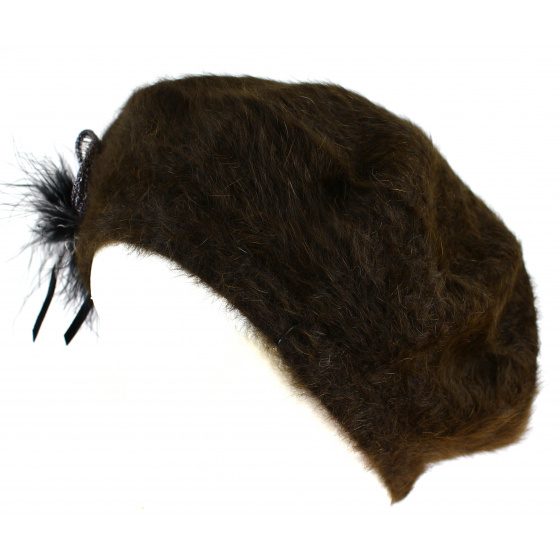 Béret Angora Charme Marron - TRACLET