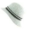 Capeline Alexa Feutre Laine Gris Clair- Traclet Reference : 8869 | Chapellerie Traclet