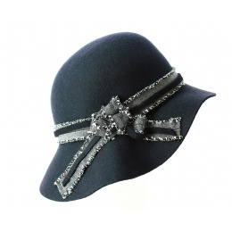 Capeline Feutre laine Noir - Traclet