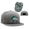 Casquette Visière Plate Poisson- The Wilderness - Coal Reference : 8871 | Chapellerie Traclet